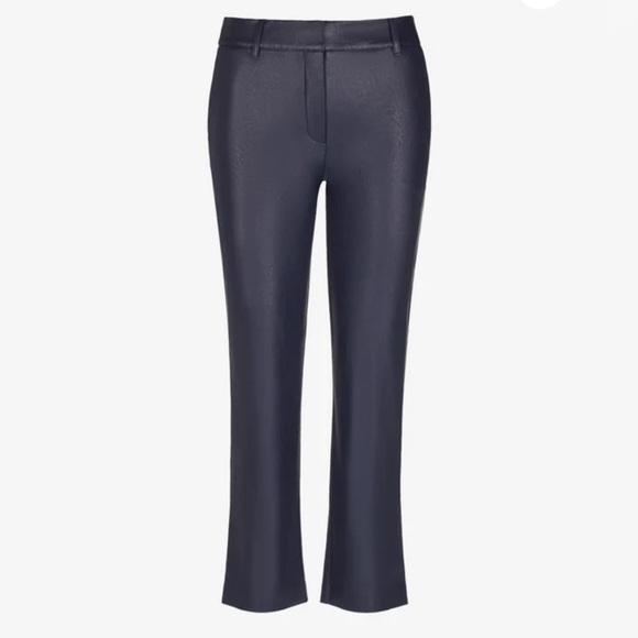 🆕 Commando Navy Faux Leather 7/8 Trouser - L - Picture 3 of 8